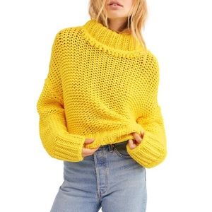 Free People My Only Sunshine Sweater retail $108